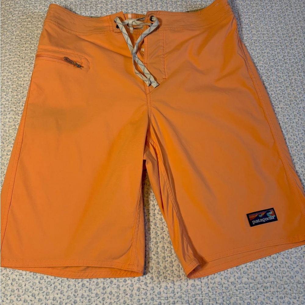 Patagonia Worn Wear Men's Bright Orange Board Shorts